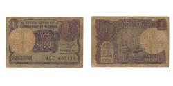World Coins - Banknote, India, 1 Rupee, 1984, KM:78Aa, VG(8-10)