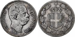 World Coins - Coin, Italy, Umberto I, 2 Lire, 1881, Rome, , Silver, KM:23