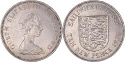 World Coins - Coin, Jersey, Elizabeth II, 10 New Pence, 1975, , Copper-nickel, KM:33