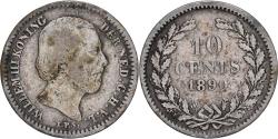 World Coins - Coin, Netherlands, 10 Cents, 1890, , Silver, KM:80