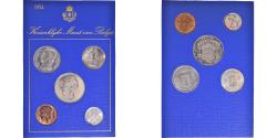 World Coins - Coin, Belgium, Baudouin I, Set, 1974, BU - Dutch legend,