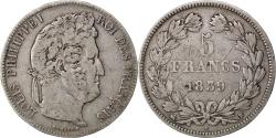 World Coins - Coin, France, Louis-Philippe, 5 Francs, 1839, Rouen, , Silver