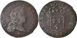 World Coins - Coin, France, Louis XV, 1/2 Sol, 1721, Reims, , Copper, KM:451.8