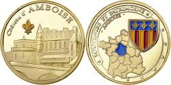 World Coins - France, Token, 37/ Château d'Amboise, Copper-nickel, Souvenirs et Patrimoine