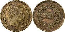 World Coins - France, Token, Louis-Napoléon Bonaparte, Spiel Marke, , Brass