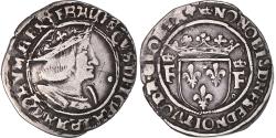 World Coins - Coin, France, François Ier, 1/2 Teston, 1515-1547, Lyon, , Silver