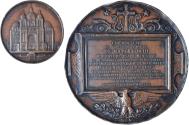 World Coins - France, Medal, Napoléon III, Cathédrale de Marseille, History, 1855, OUDINÉ