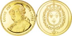 World Coins - France, Medal, Les rois de France, Louis XVI, History, , Vermeil