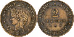 World Coins - France, 2 Centimes, Cérès, 1892, Paris, Bronze, , Gadoury:105