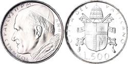 World Coins - Coin, VATICAN CITY, John Paul II, 500 Lire, 1980, FDC.AN 2, , Silver