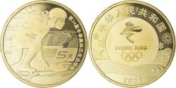 World Coins - Coin, China, 5 Yüan, 2022, XXIVe Jeux Olympiques d'hiver, Pékin 2022 -