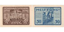 World Coins - Germany, Leipzig Stadt, 50 Pfennig, batiment 1, 1922, 1922-06-30, UNC(64)