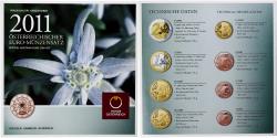 World Coins - Austria, Coffret 1c. à 2€, 2011, Vienna, BU,