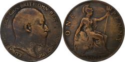 World Coins - Great Britain, Edward VII, Penny, 1907, Bronze, , KM:794.2