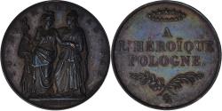 World Coins - France, Medal, Louis Philippe Ier, A l'Héroïque Pologne, 1831, Barre