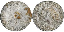 World Coins - France, Louis XV, Ecu aux branches d'olivier, 1726, Rennes, Silver,