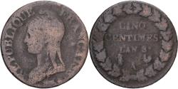 World Coins - Coin, France, Dupré, 5 Centimes, AN 8, Paris, , Copper, Gadoury:126