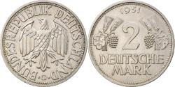 World Coins - Coin, GERMANY - FEDERAL REPUBLIC, 2 Mark, 1951, Karlsruhe,
