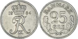 World Coins - Coin, Denmark, 25 Öre, 1964