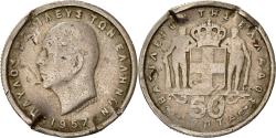 World Coins - Coin, Greece, 50 Lepta, 1957