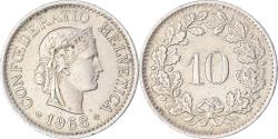 World Coins - Coin, Switzerland, 10 Rappen, 1968