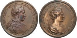 World Coins - Duchy of Lorraine, Medal, Frederick I & Margaret, 18th century, Bronze