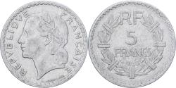 World Coins - France, 5 Francs, Lavrillier, 1946, Paris, Aluminum, , KM:888b.1