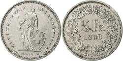 World Coins - Switzerland, 1/2 Franc, 1988, Bern, Copper-nickel, , KM:23a.3
