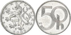 World Coins - Coin, Czech Republic, 50 Haleru, 2005, Jablonec nad Nisou, , Aluminum