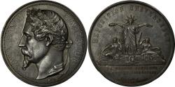 World Coins - France, Medal, Napoléon III, Exposition Universelle de Paris, 1855, Caqué