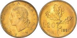 World Coins - Coin, Italy, 20 Lire, 1991, Rome, , Aluminum-Bronze, KM:97.2