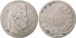 World Coins - Coin, France, Louis-Philippe, 5 Francs, 1835, Toulouse, , Silver
