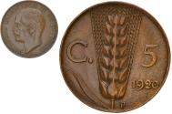 World Coins - Coin, Italy, Vittorio Emanuele III, 5 Centesimi, 1920, Rome, , Bronze