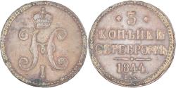 World Coins - Coin, Russia, Nicholas I, 3 Kopeks, 1844, Ekaterinbourg, , Copper