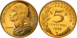 World Coins - Coin, France, Marianne, 5 Centimes, 1996, Paris, BE, , Aluminum-Bronze