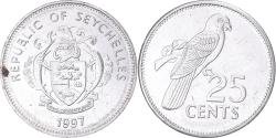 World Coins - Coin, Seychelles, 25 Cents, 1997