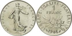 World Coins - Coin, France, Semeuse, Franc, 1986, Paris, , Nickel, KM:925.1
