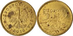 World Coins - Coin, Poland, 5 Groszy, 2013, Warsaw, , Brass, KM:278