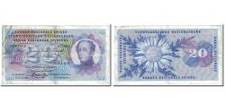 World Coins - Banknote, Switzerland, 20 Franken, 1972, 1972-01-24, KM:46t, VF(20-25)