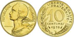 World Coins - Coin, France, Marianne, 10 Centimes, 1978, Paris, série FDC,
