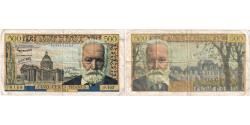 World Coins - France, 500 Francs, Victor Hugo, 1958-07-10, P.102, VF(20-25)