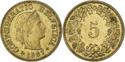 World Coins - Coin, Switzerland, 5 Rappen, 1987, , Aluminum-Bronze