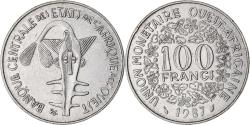 World Coins - Coin, West African States, 100 Francs, 1987