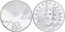 World Coins - France, 10 Euro, Proof, 2015, Paris, Silver,
