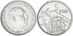 World Coins - Coin, Spain, Caudillo and regent, 5 Pesetas, 1975, , Copper-nickel