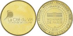 World Coins - France, Token, Touristic token, 33/ BORDEAUX - La Cité du Vin, 2016, MDP