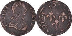 World Coins - Coin, France, Principauté d'Orange, Guillaume IX, Denier Tournois, 1650