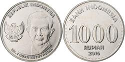 World Coins - Indonesia, 1000 Rupiah, 2016, Perum Peruri, Nickel plated steel,
