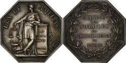 World Coins - France, Token, Chambre des Notaires de l'arrondissement de LIlle, Silver