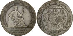 World Coins - France, Token, Chambre au Tribunal de Commerce, Nantes, Silver, Flan mat